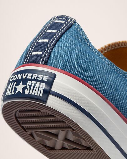 Chuck Taylor All Star Indigo Boro Blue/Vintage White, Detail Angle View