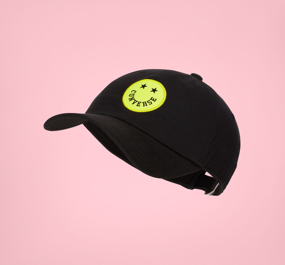 Happy Camper Baseball Cap Converse Black
