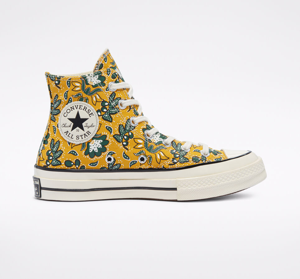 Chuck 70 Paisley Print Gold Dart/Egret/Fire