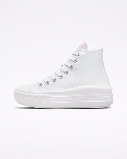 Chuck Taylor All Star Move Hybrid Floral Blanc/Mousse rose/Blanc, Inner Side View