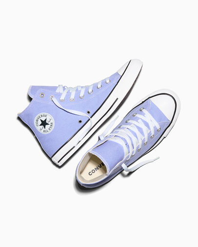 Chuck Taylor All Star Canvas Very Peri Purple, Angled View