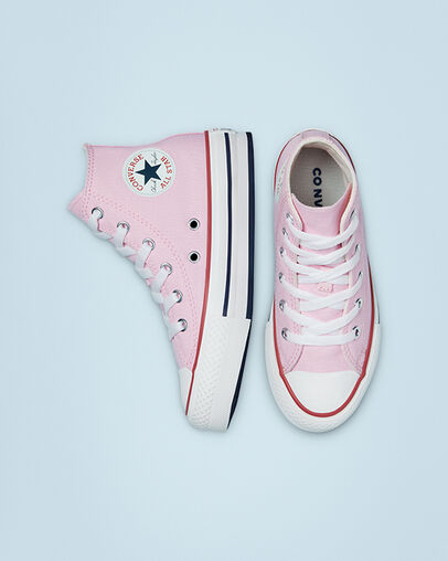 Converse Color EVA Platform Chuck Taylor All Star Pink Glaze/Wei&szlig;/Pink Glaze, Top and Side View