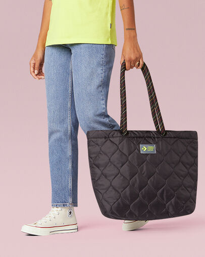 Gesteppte Lodge-Tasche Converse Black