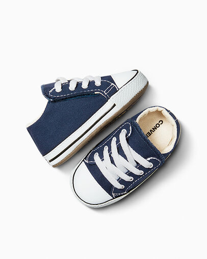 Chuck Taylor All Star Cribster Canvas Navy/Natural Ivory/White, Angled View