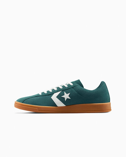 All Star Classic Trainer Suede Jaded Teal/Vintage White/Gum, Inner Side View