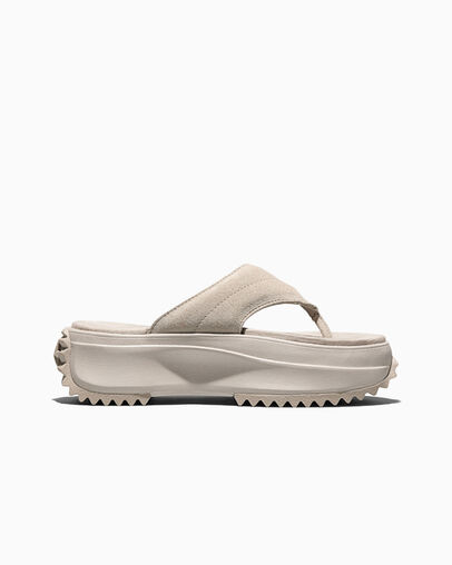 Converse Run Star Sandal Platform Suede Papyrus/Papyrus/Papyrus — foto 4