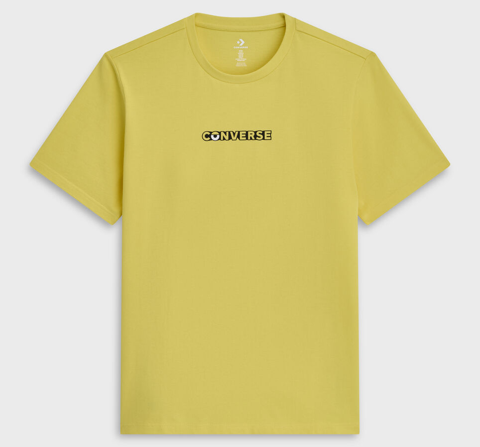 Converse x Minions Logo T-Shirt Yellow