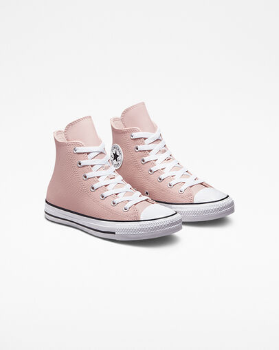Chuck Taylor All Star Counter Climate Leather Stone Mauve/White/Black, Angled View