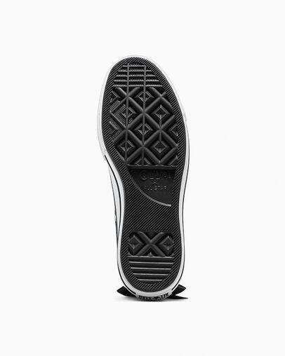 Chuck Taylor All Star Lift Platform Plaid Navy/Black/White, Outsole View