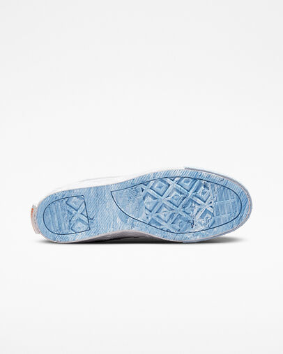 Chuck Taylor Alt Star Reflective Shine Pierre de cendre/Blanc/Rayon du soleil, Outsole View