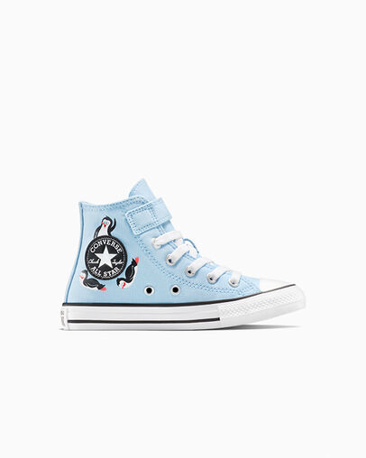 Chuck Taylor All Star Penguin Easy On Blue It/Black/White, Outer Side View