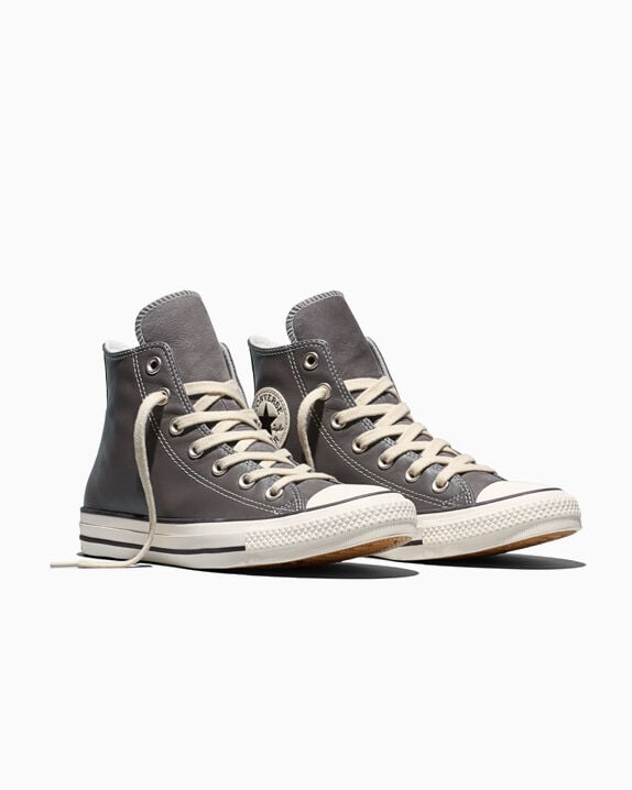 Chuck Taylor All Star Elevated Leather Pot Hole Plum/Egret/Black