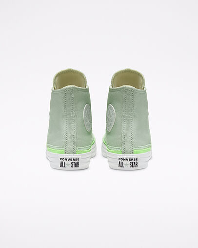 Trail to Cove Chuck Taylor All Star Green Oxide/Ghost Green/White, Heel View