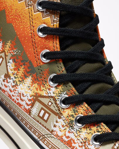 Pull de No&euml;l Chuck 70 Kaki cargo/&Eacute;cru/Noir, Detail Angle View