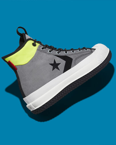 Bosey MC GTX Limestone Grey/Black, Detail Angle View