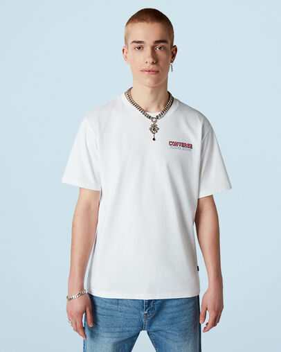 Camiseta de manga corta Flower Shoppe Blanco, Front View