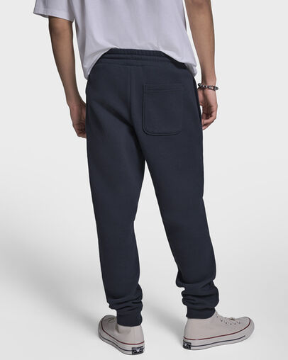 Embroidered Star Chevron Standard-Fit Pants Black, Detail View