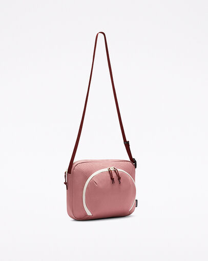 Musette Bag Pink Aura/Deep Bordeaux, Back View