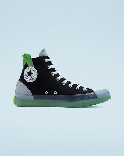 Chuck Taylor All Star CX Dramatic Nights Black/Gravel/Bold Wasabi, Outer Side View