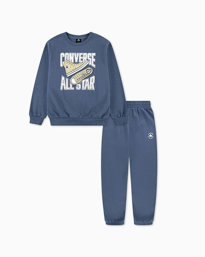 All Star Fleece Set Slacker Blue, Front View
