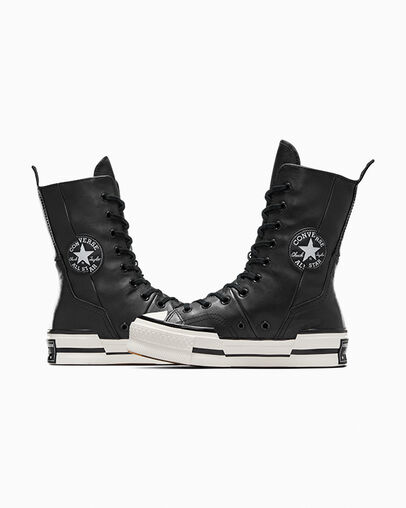 Chuck 70 Plus XHi Nero/Nero/Egret, Detail Angle View