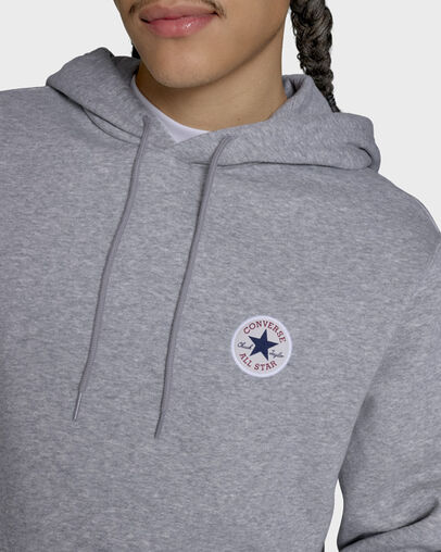 Chuck Taylor All Star Patch Hoodie Vintage Grey Heather