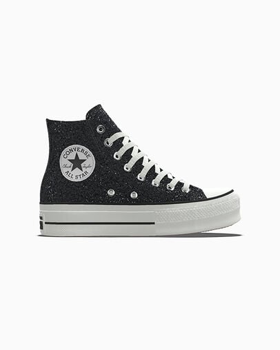 Custom Chuck Taylor All Star Lift Platform Glitter By You