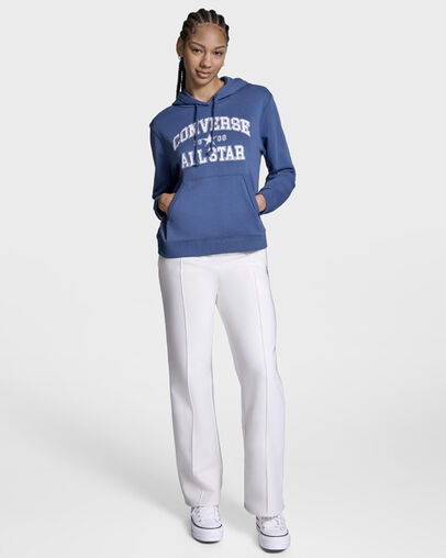 All Star Hoodie Slacker Blue, Front View