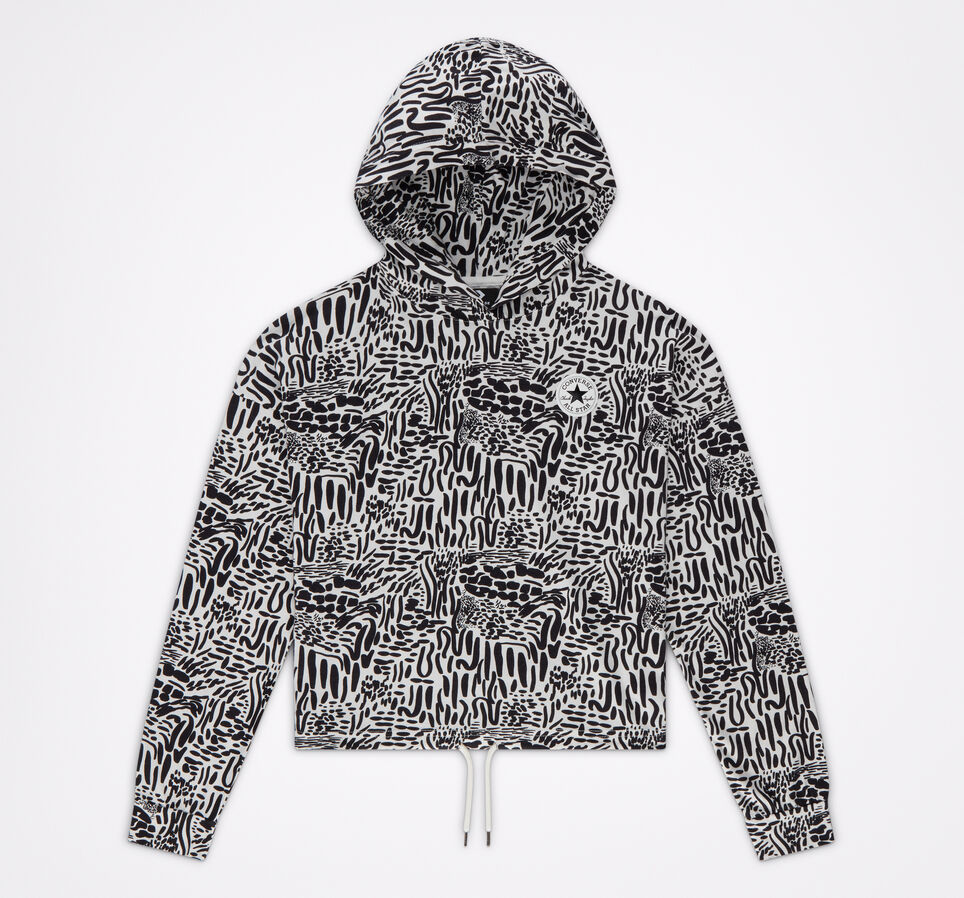 Hoodie &agrave; imprim&eacute; graphique Chuck Taylor Aigrette multicolore