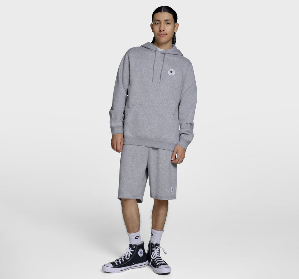 Chuck Taylor All Star Patch Hoodie Vintage Grey Heather