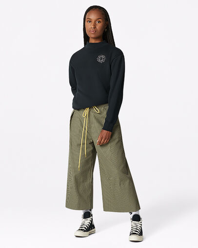 Sweat-shirt col ras du cou Chuck Magic Noir Converse, Full Body View