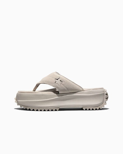 Converse Run Star Sandal Platform Suede Papyrus/Papyrus/Papyrus — foto 5