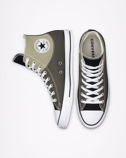 Chuck Taylor All Star Split Upper Hybrid Texture Light Field Surplus, Top and Side View