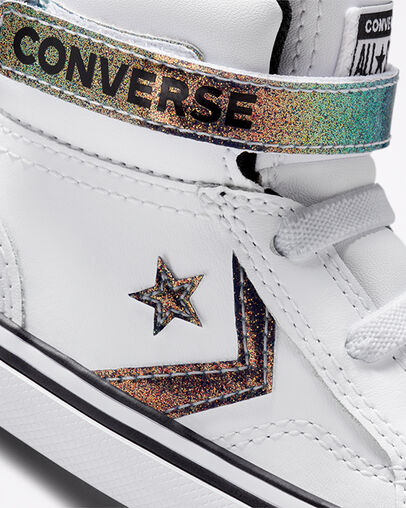 Iridescent Glitter Pro Blaze Bianco/Nero/Bianco, Detail Angle View