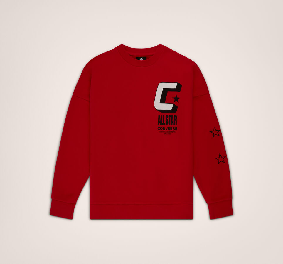 Basketball Crew Neck Long Sleeve Men's Sweatshirt