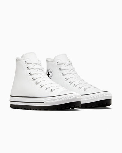 Chuck Taylor All Star City Trek Blanco/Negro/Blanco, Top and Side View