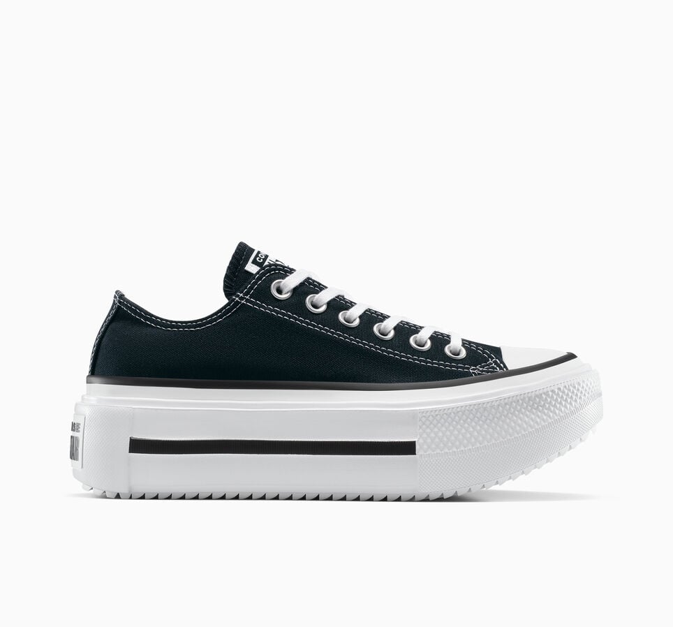 Chuck Taylor All Star Lift Double Stack Platform Canvas Negro/Blanco/Negro