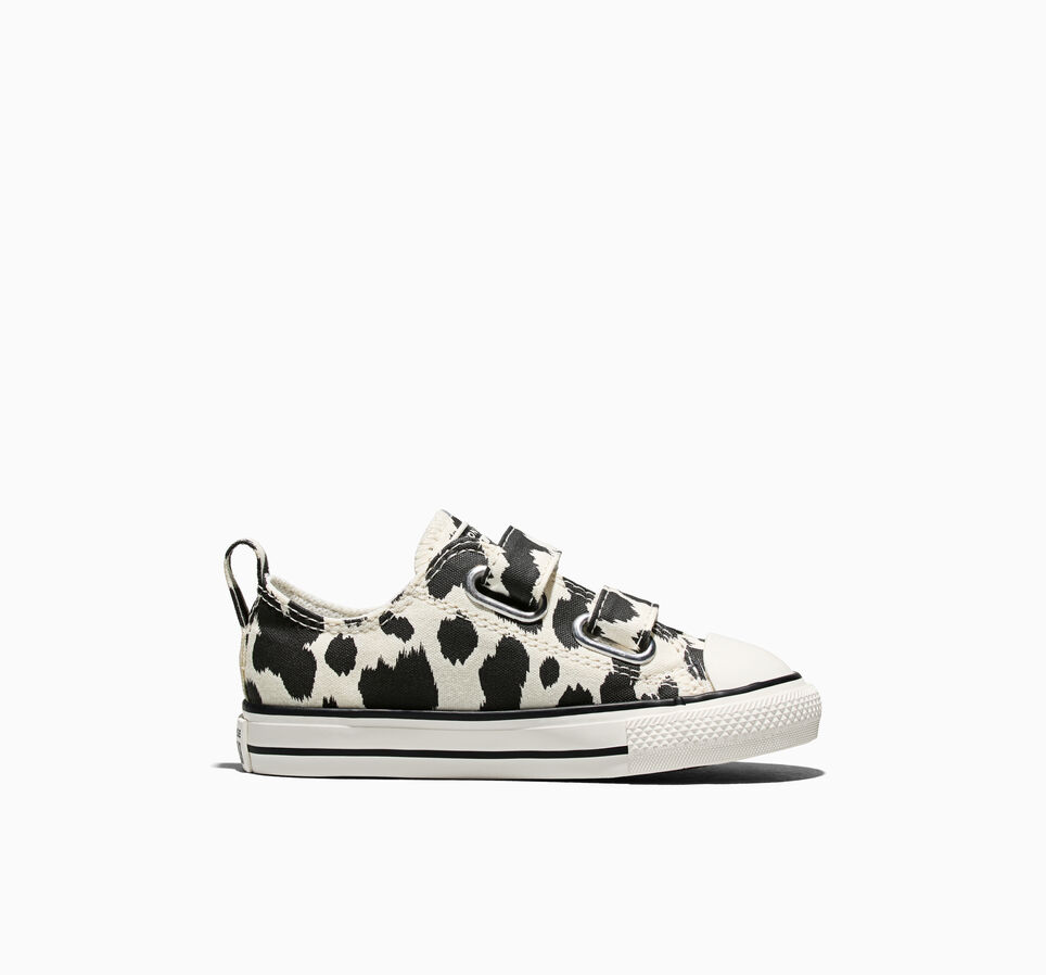 Chuck Taylor All Star Easy-On Cow Egret/Black/Vintage White