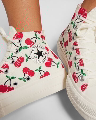 cherry converse shoes