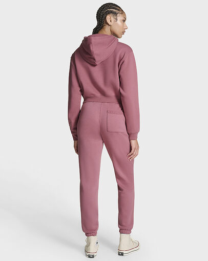 Chuck Taylor All Star Cropped Hoodie Royal Flushed, Detail View