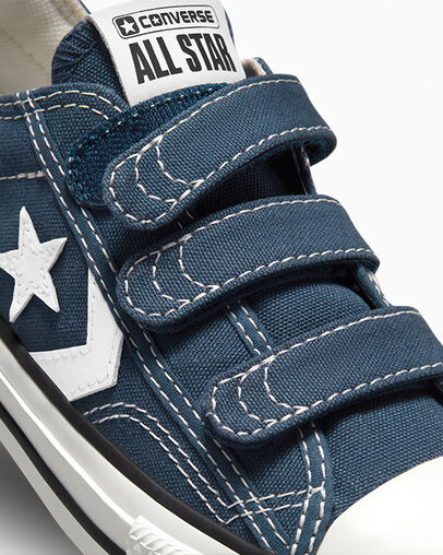 Star Player 76 Easy-On Navy/Vintage White/Egret, Detail Angle View
