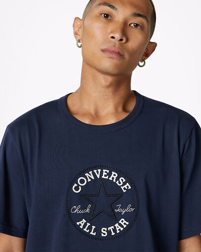 Chuck Taylor Heritage Short Sleeve T-Shirt Obsidian, Detail View