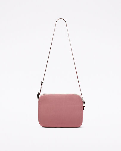 Musette Bag Pink Aura/Deep Bordeaux, Detail View