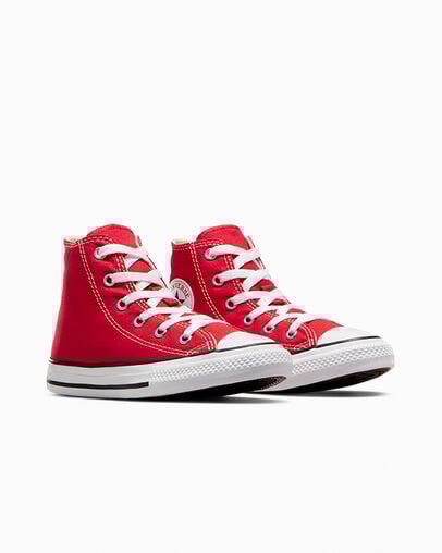 Chuck Taylor All Star Classic für Kleinkinder und Jugendliche Rot, Top and Side View