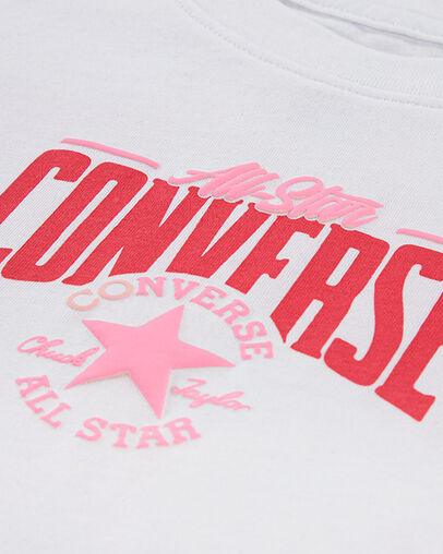 Multi Hit Graphic Boxy T-Shirt White, Full Body View