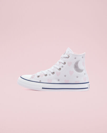 Chuck Taylor All Star My Wish White/Pink/Silver, Inner Side View