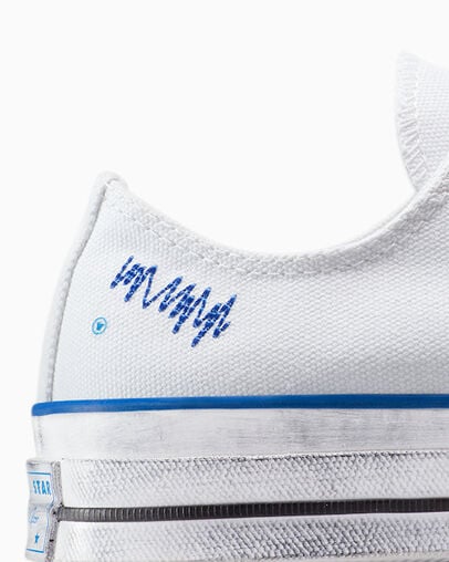 Converse x ADERERROR Significant Chuck 70 Wei&szlig;/Wei&szlig;/Blue Tint, Detail Angle View