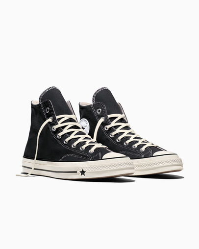 Chuck 70 X Black/Black/Egret, Top and Side View