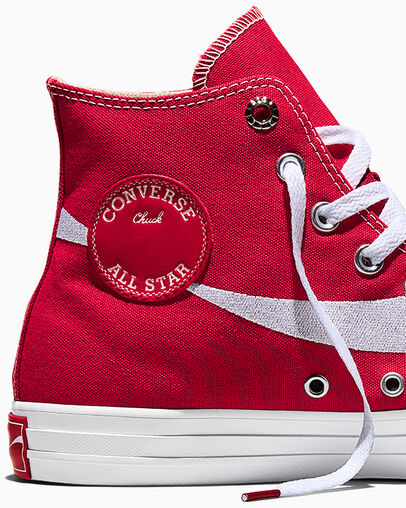 Converse x Coca-Cola Chuck Taylor All Star Racing Red/White/White, Detail Angle View