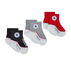 3-Pack Chuck Taylor Quarter Socks 6-24M Black